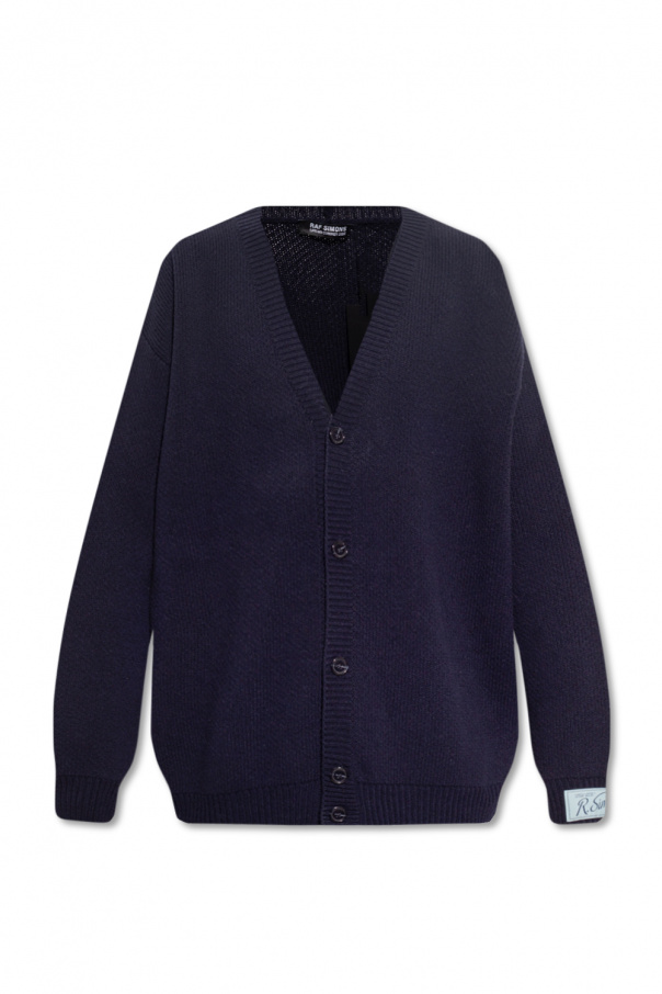 Raf Simons - Men's heavy knit cardigans, warm, woll